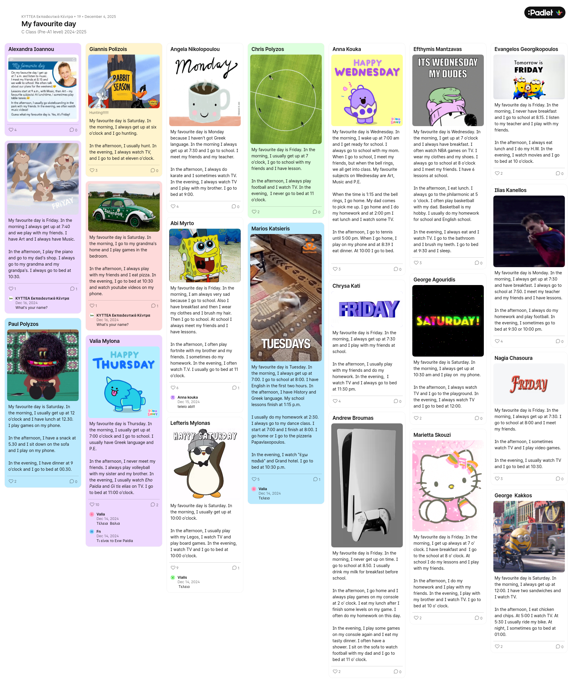 My favourite day 2024