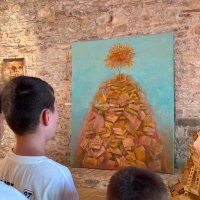 Επίσκεψη στην έκθεση ζωγραφικής 